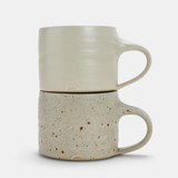 Low Wide Mug - Matt White