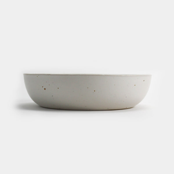Everyday bowl in speckled white
