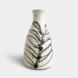 White stoneware bottle