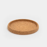 Round cork tray — medium