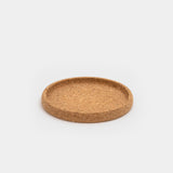 Round cork tray — small