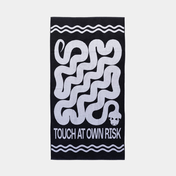 Touch At Own Risk Towel