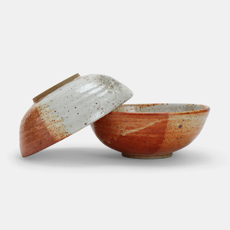 Cereal Bowl - Shino and Wood Ash