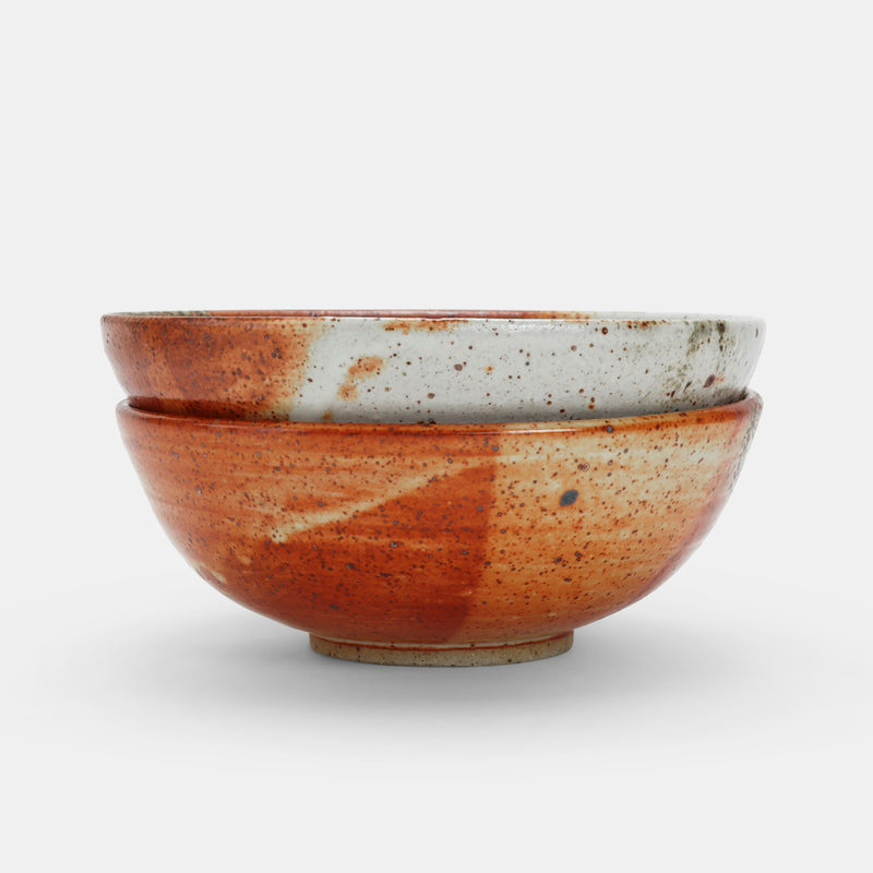 Cereal Bowl - Shino and Wood Ash