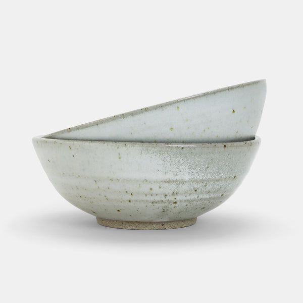 Cereal Bowl - Speckled White