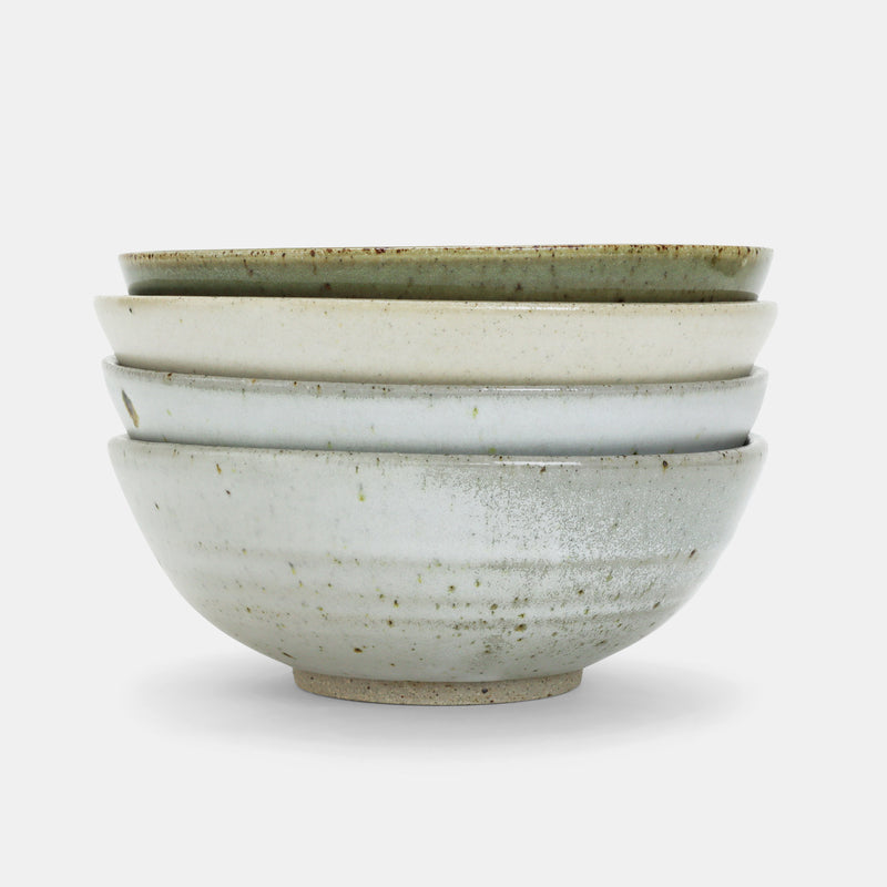 Cereal Bowl - Speckled White