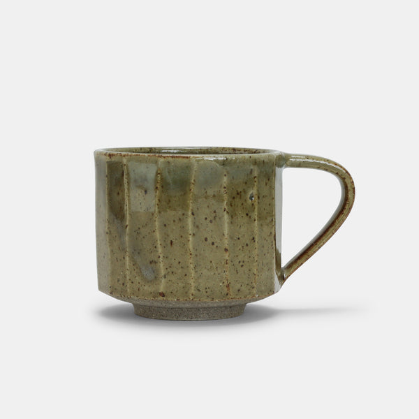 The Carved Mug - Olive Green