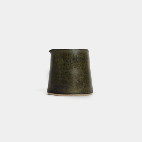 Forest green mini milk jug