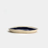 Navy dot plate