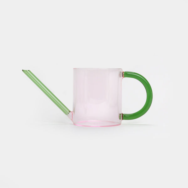 Mini glass watering can