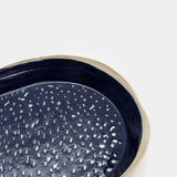 Navy dot plate