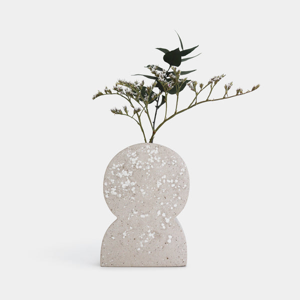 Bud vase No.4 — Taupe Terrazo